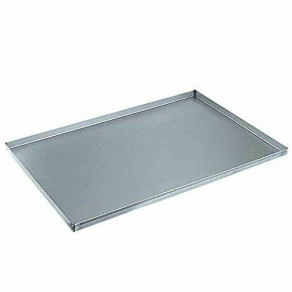 Teglia Rettangolare Alluminata per Pizza 60x40x2H/4H