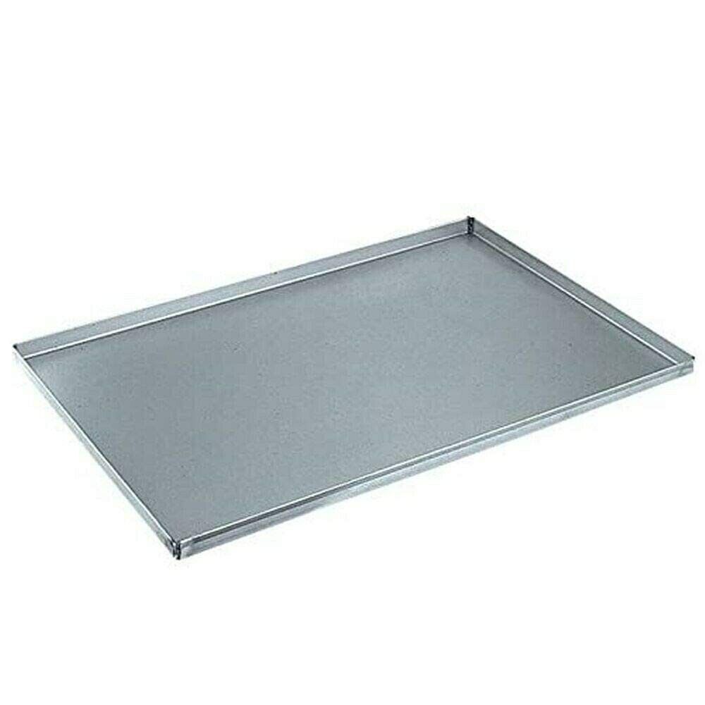 Teglia Rettangolare Alluminata per Pizza 60x40x2H/4H